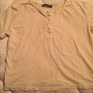 NWOT Brandy Melville Yellow Shirt